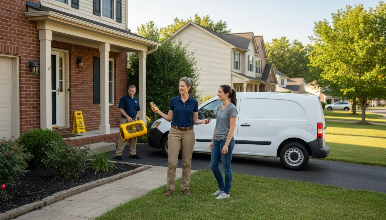 Water restoration image for Water Damage & Restoration Services in Vanleer, TN